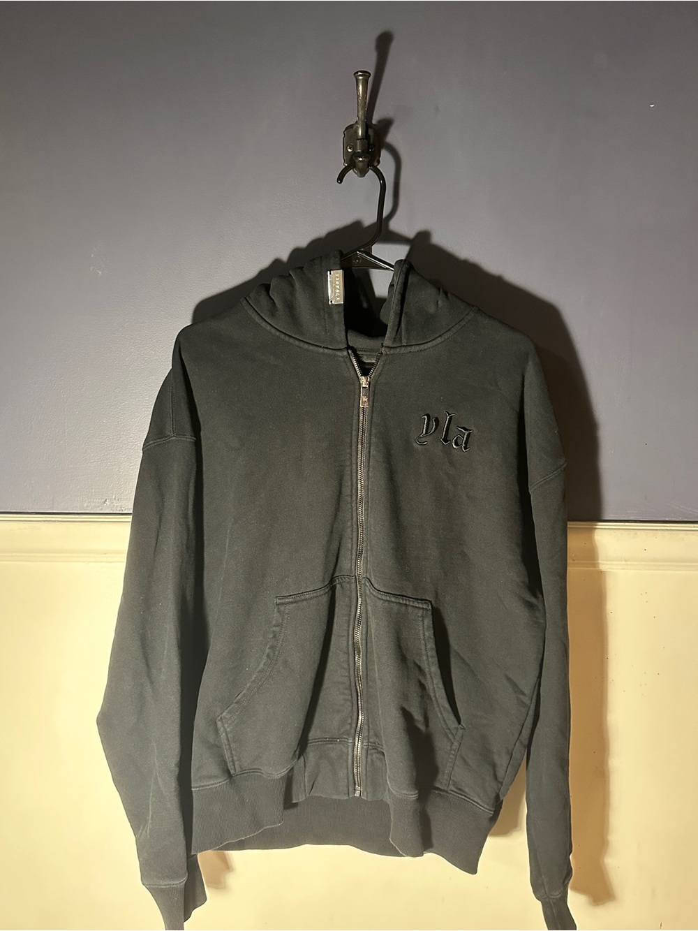 YoungLA Full Zip Hoodie Men’s Medium-Black